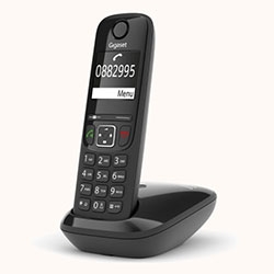 Gigaset AS690 RUS SYS black (1 , Caller ID) 